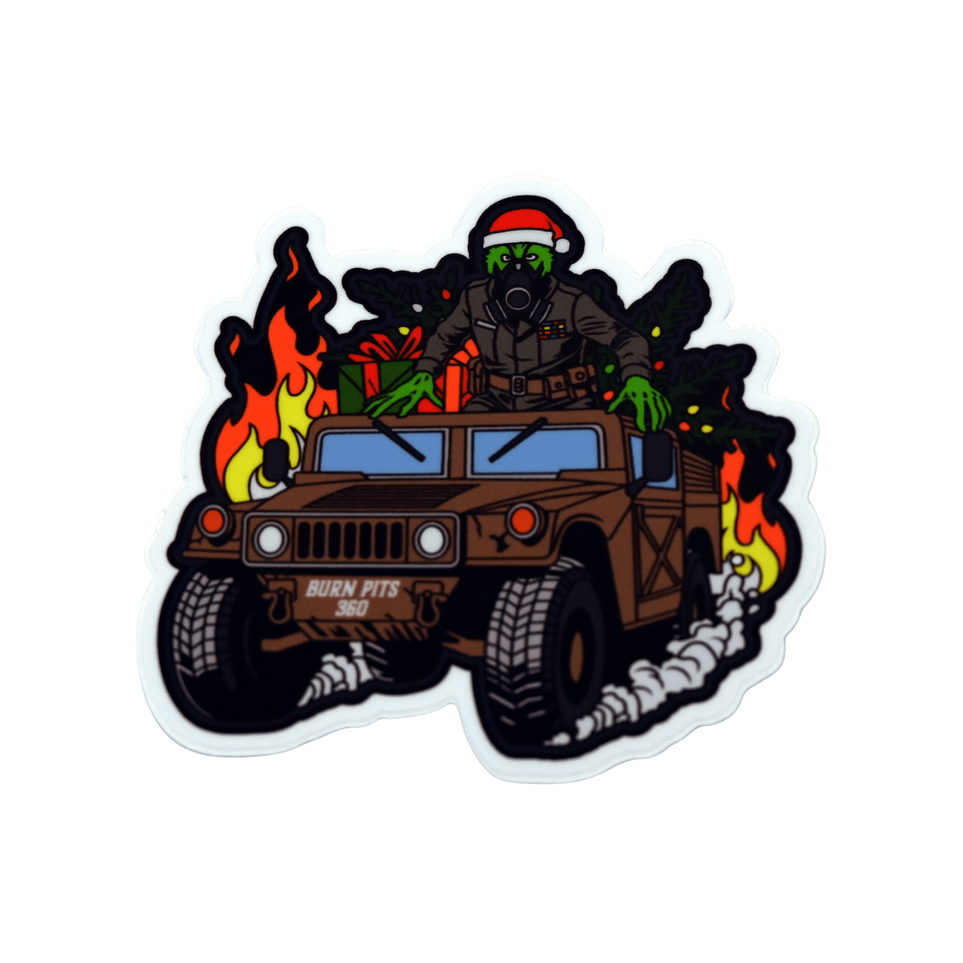 Burn Pits 360 Holiday Tanker Sticker